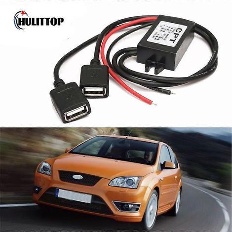 Convertisseur abaisseur 12 V vers 5 V 3 A 15 W CC-CC pour voiture, adaptateur USB mâle/femelle, mini USB, micro USB (1/5)