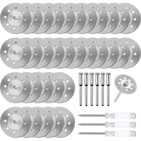 30 Pièces 22mm Mini Disques à Tronçonner Perforés pour Céramique (1/5)