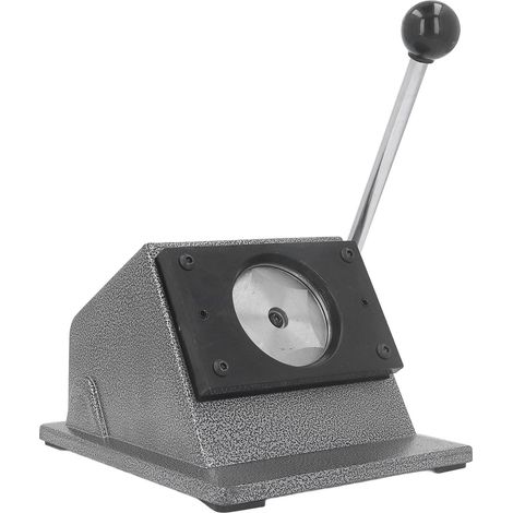 Runder Stanzapparat für Abzeichen, Edelstahl, 28 mm / 1,1 Zoll, geeignet für Papier, Leder, PVC und Karten (1/5)