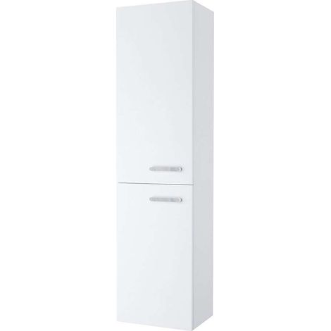 Ravak Chrome - Armadio pensile SB 390 L, 29x39x150 cm, a sinistra, bianco X000000542 (1/3)