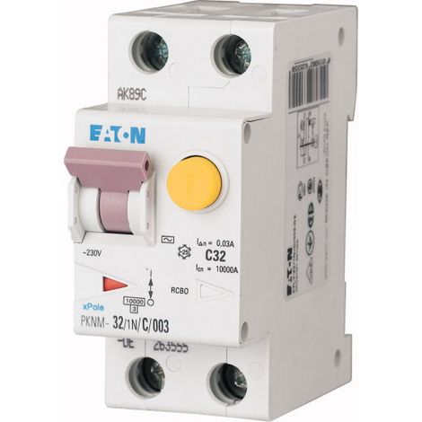 Disj. diff. PKNM 1P+N -32A 300mA/cbe C/A 000236311 EATON PKNM-32/1N/C/03-A-MW