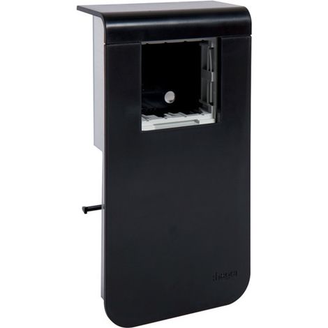 Support d'appareillage 45x45 pour plinthe SL15100 noir (SL151009709011)
