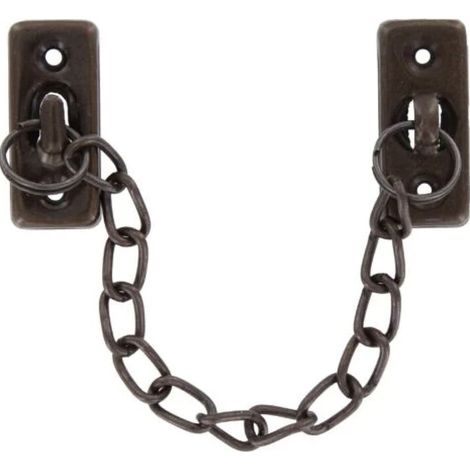 RITIENI A CATENA FERRO BRONZATO CM. 15. Prezzo per 1 pezzo. (1/2)