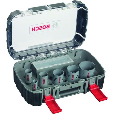 Bosch Professional 11 pz. Sega a tazza HSS bimetallica Set (di vari materiali, Ø 22–65 mm, accessorio trapani) (1/3)