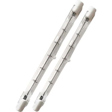 HOXILEELEO - Lot de 5 ampoules halogènes R7S 500 W 118 mm, dimmables, à économie d'énergie, pour projecteur linéaire J118, éclairage de sécurité. (1/3)