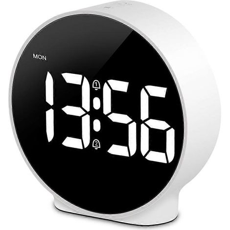 Eleganter digitaler LED-Tischwecker für Zuhause und Büro