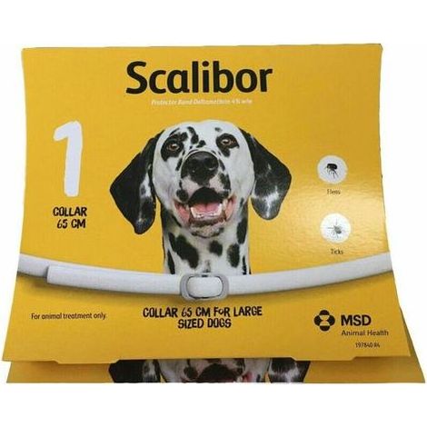 Collier antiparasitaire pour grands chiens – Protection contre le phlébotome et les tiques – 65 cm – Efficacité 5 mois (1/2)