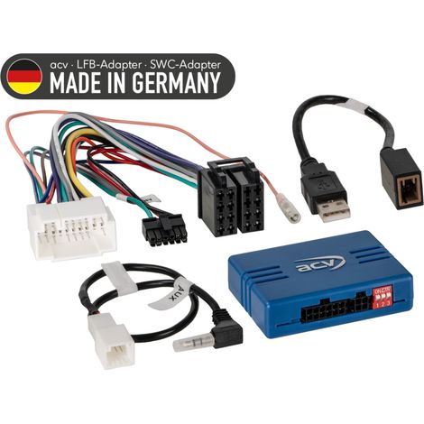 Adaptador para volante Suzuki Ignis/Jimny/Swift/SX4/Vitara con USB/AUX de 20 pines