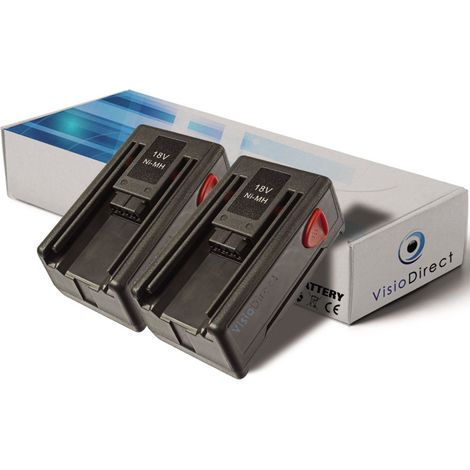 Lot de 2 batteries pour Gardena 648872 1500mAh 18V (1/3)
