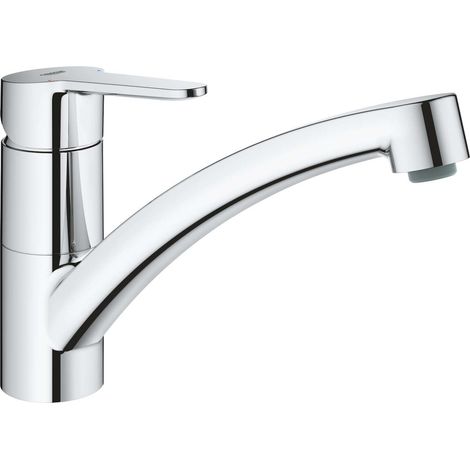 Mitigeur de lavabo bec pivotant 140° – Montage monotrou – Finition chromée GROHE StarLight – Cartouche céramique 35 mm – 31680000