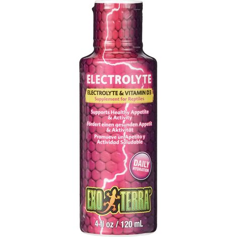 Exo Terra Electrolytes Vitamina D3 120 Ml