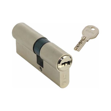 Cilindro europeo ISEO R6 28-28 mm – 6 pernos – llaves planas – leva DIN 30°