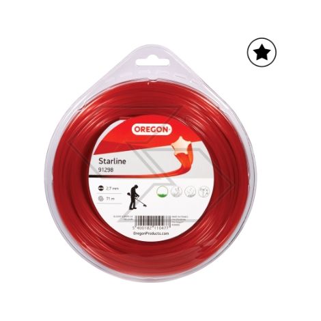 Valva filo per decespugliatore OREGON sezione stellare Ø 2,7 mm lunghezza 71m