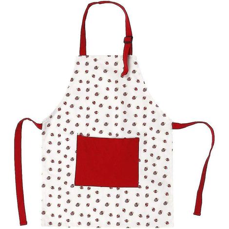 Tablier de chef pour enfants avec poches pour cuisiner et pâtisser, convient aux garçons et aux filles de 3 à 8 ans. (1/5)