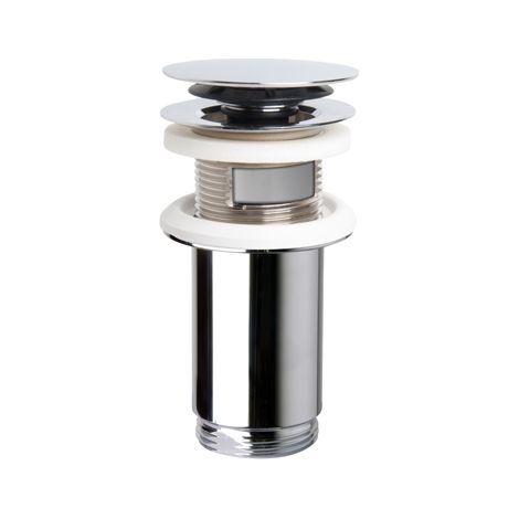 PILETTA CLICKER 4S OTTONE CROMO CON TROPPO PIENO- Diam. 63 x 11/4- TEA- pezzi 1