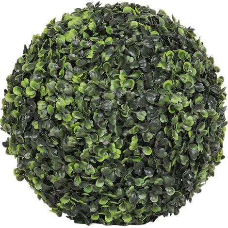 Boule de plante topiaire artificielle, boule d'herbe en-37CM (1/2)