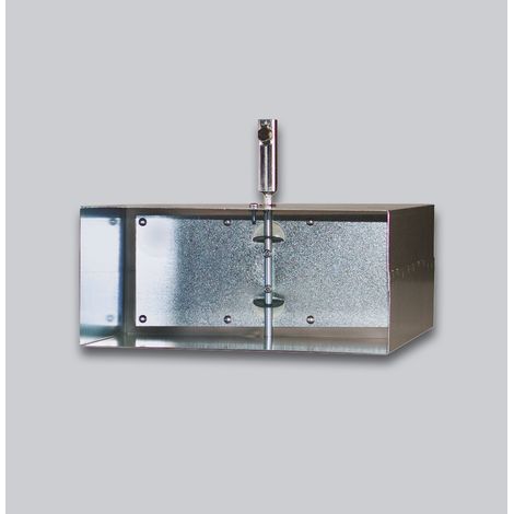 Clapet "Flachkanal" 200 x 90 mm à connexion carrée
