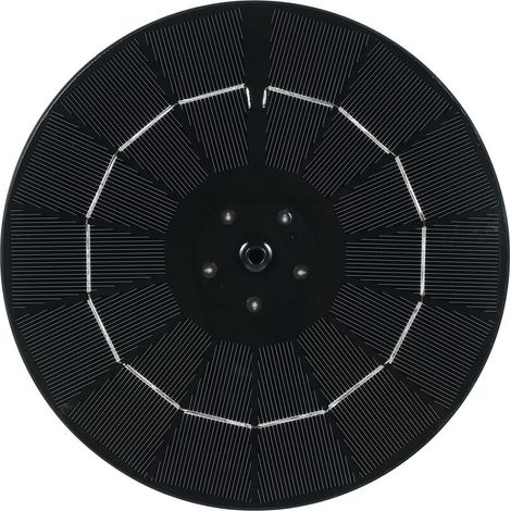 Fontaine de jardin lumineuse LED multicolore 3,8 W à énergie solaire, éclairage nocturne LED pour aménagement paysager (1/5)