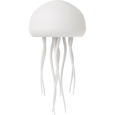 Lampe méduse à commande sonore, rechargeable, changeant de couleur, 12 ampoules LED multicolores, décoration pour la maison et le bureau (1/4)