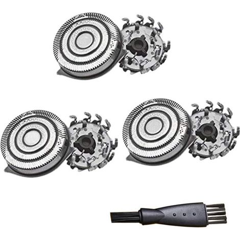 Lot de 3 têtes de rasoir de rechange pour accessoires de salle de bain SH50/52, compatibles avec les modèles Norelco séries 5000 (S5xxx), AquaTouch (S5xxx), AquaTouch (AT8xx, AT7xx) et PowerTouch (PT8 (1/3)