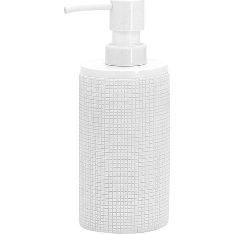 Dispenser serie next, color bianco con particolare lavorazione quadrettata (1/3)
