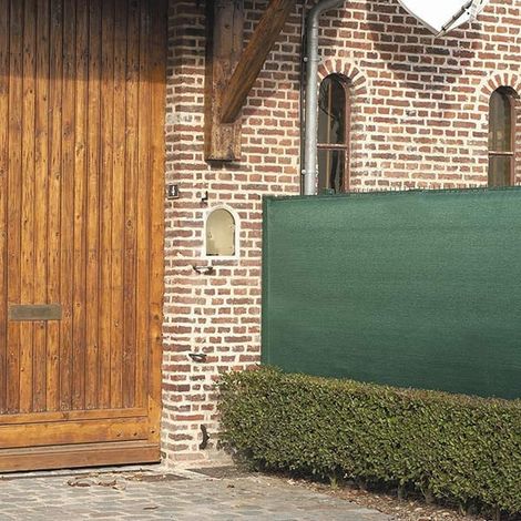 Brise vue 200 g/m², Long 25 m, Hauteur 1.80 m, Couleur Noir