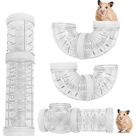 Jouet tunnel pour hamster (blanc) (1/5)