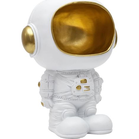 Vide-Poche Statue "Astronaute" 28cm Blanc (1/5)