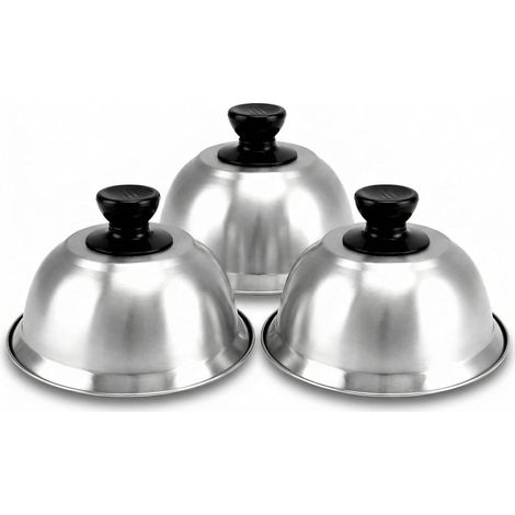 Cloches cuisson - Burger inox 16x10 cm - Lot 3 (1/5)