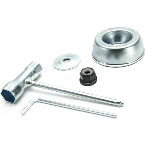 Kit de limpieza completo para adaptadores de cortacésped y maquinaria de jardín, mantenimiento rápido y sencillo. (1/5)