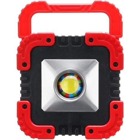 Projecteur extérieur 10W USB Lampe de Travail 240LM Lampe de Travail COB étanche LED Lanterne Portable projecteur Portable lumière de Secours Voyage Solaire (1/5)