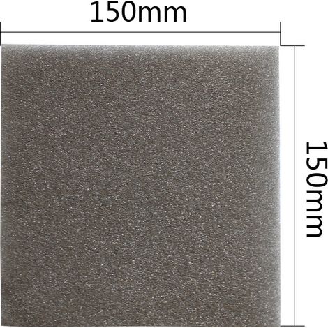 Zubehör für Staubsauger: Motorschutzfilter, Motorfilter, Abluftfilter, Filterwatte 150 x 150 x 4 mm (1/5)