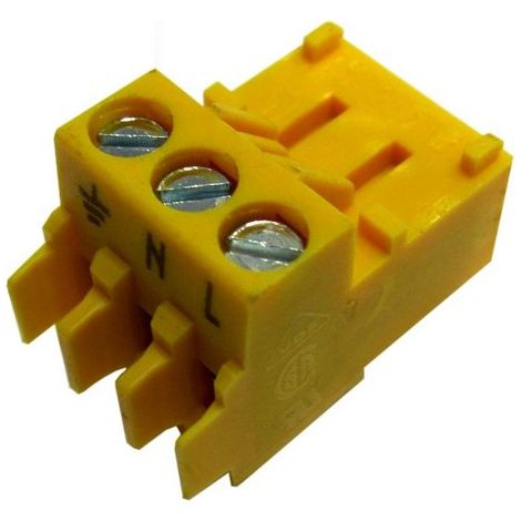 BOSCH Borne de raccordement 3 pôles jaune everp, 7747026994