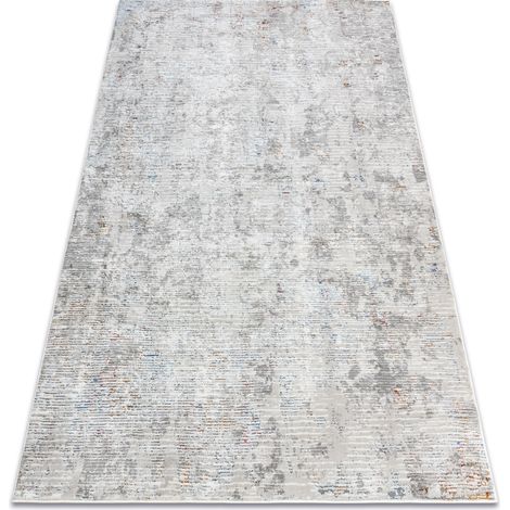 Alfombra de baño SUPREME WAVES, ondas, antideslizante, suave - negro black 50x80 cm (1/5)