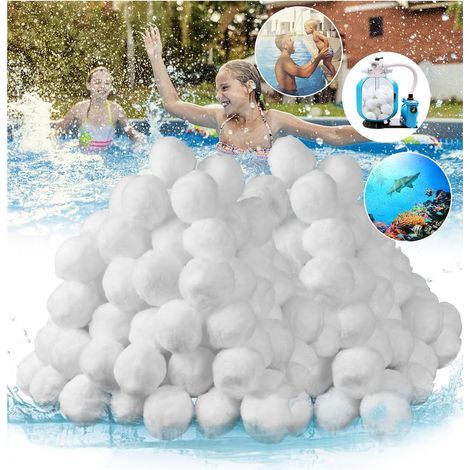 1500gs Filtrantes, Remplacement 54kg Sable, Polyéthylène Recyclable, Pour Piscine Et Aquarium (1/5)