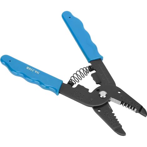Pince à dénuder verte, outil électrique manuel, fil dénudé 0.5-6mm², poignée isolée, usage professionnel domestique, précision réglable (1/5)