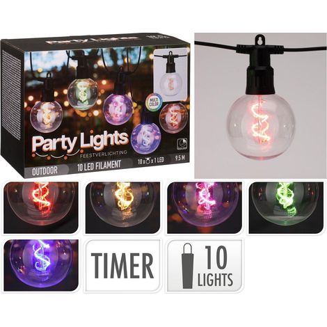 ProGarden Guirnalda LED 950 cm Multicolor Impermeable IP44 (1/2)