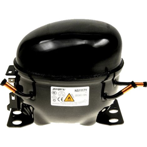 COMPRESSEUR NS1117Y 1/4-198W R600 POUR REFRIGERATEUR INDESIT - C00297774 (1/2)