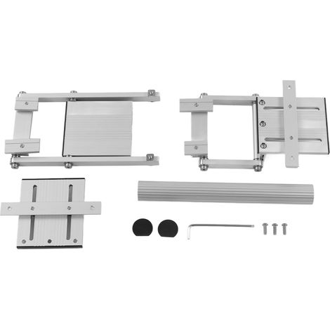 Guide de scie circulaire rail 2 couches, système de glissière pour table de menuiserie, accessoires de levage (1/5)