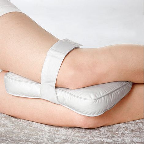 Filiyano – Oreiller de genou en mousse à mémoire de forme pour dormeurs latéraux - Blanc (34x24CM) (1/5)
