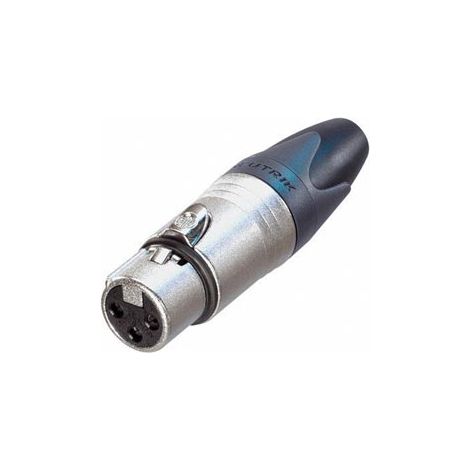 XLR femelle, droit Neutrik NC3FXX Nombre de pôles: 3 argent 1 pc(s) D28054 (1/2)