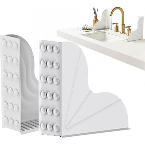 Protection anti-éclaboussures pour douche : garde le sol sec sans adhé (1/5)