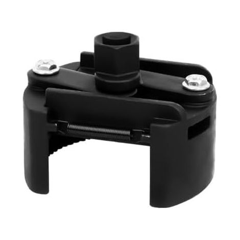 Ölfilter-Demontagewerkzeug, verstellbarer Ölschlüssel 80–105 mm, Doppelklauen-Schmiedestahl, verbessertes Drehmoment, Gleitschienen-Design, schwarz, robust (1/5)