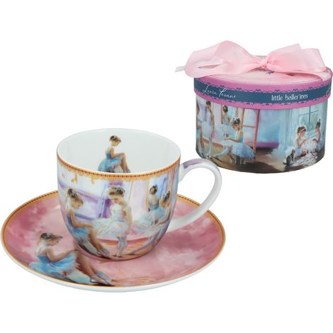 Carmani, 290-ml-Tasse mit Untertasse - Laura Lozano/Little Balerines, kleine Ballerinas (1/4)
