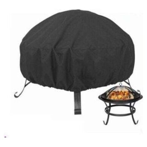 Grill- und Grillplattenabdeckung. Schutzhülle für Grillplatten Ø 85 x 40 cm. Wasserdicht, UV-beständig und reißfest. Hergestellt aus 210D Oxford-Gewebe. (1/4)