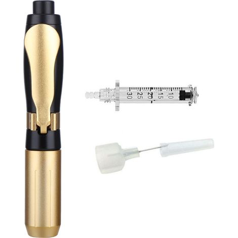 Seringue atomiseur sans aiguille pour acide hyaluronique, injection anti-rides, stylo hydratant visage, élimination des ridules, dispositif sans piqûre