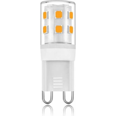 Ampoules LED G9 2W Blanc Chaud 2700K, Ampoules LED G9 280LM, Équivalent à une Ampoule Halogène 28W, Ampoules LED G9 pour Éclairage Domestique, Non-Flicker, AC 220-240V, Paquet de 5 (1/5)