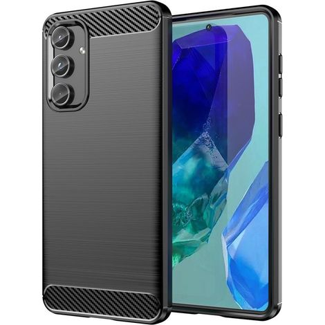 Étui pour Samsung Galaxy M55 5G, carbone, noir (1/5)