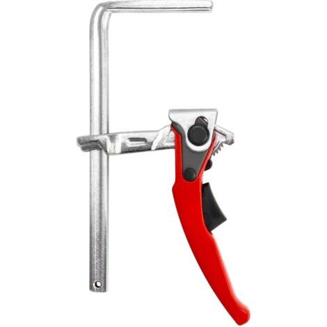 Pince de table à cliquet, pince de serrage à dégagement rapide avec capacité de 160mm po et profondeur de gorge de 60mm po pour le ponçage et la coupe, 1 pièce