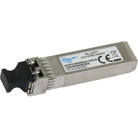 Módulo de conmutador ALLNET ALL4777 SFP28-25GB-SR, multimodo de 25 Gbit, conexión LC, hasta 100 m, sin codificar,